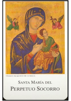 Estampa PS Icono con oración