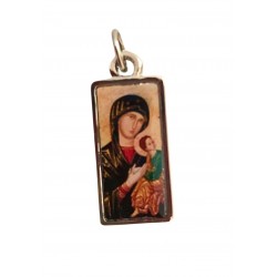 Medalla Virgen rectangular